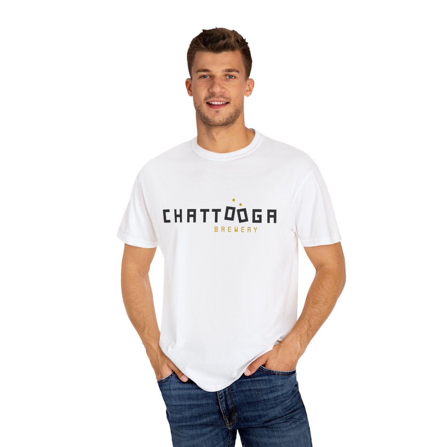 Chattooga Brewing Company Logo T-Shirt - Premium White Unisex Tee | Georgia Craft Beer Apparel