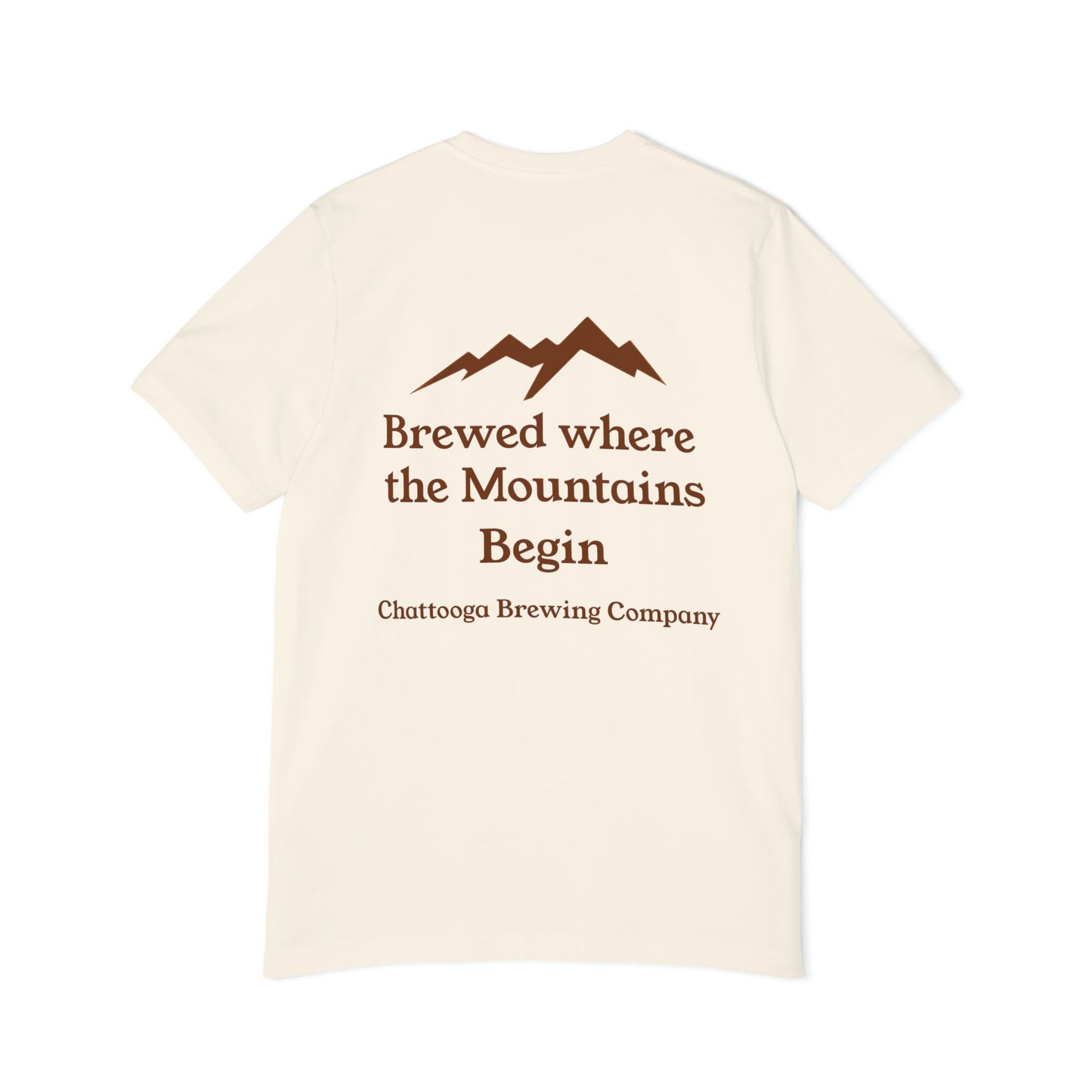 Chattooga Mountains Brewing T-Shirt - Made in USA, Unisex, Short Sleeve