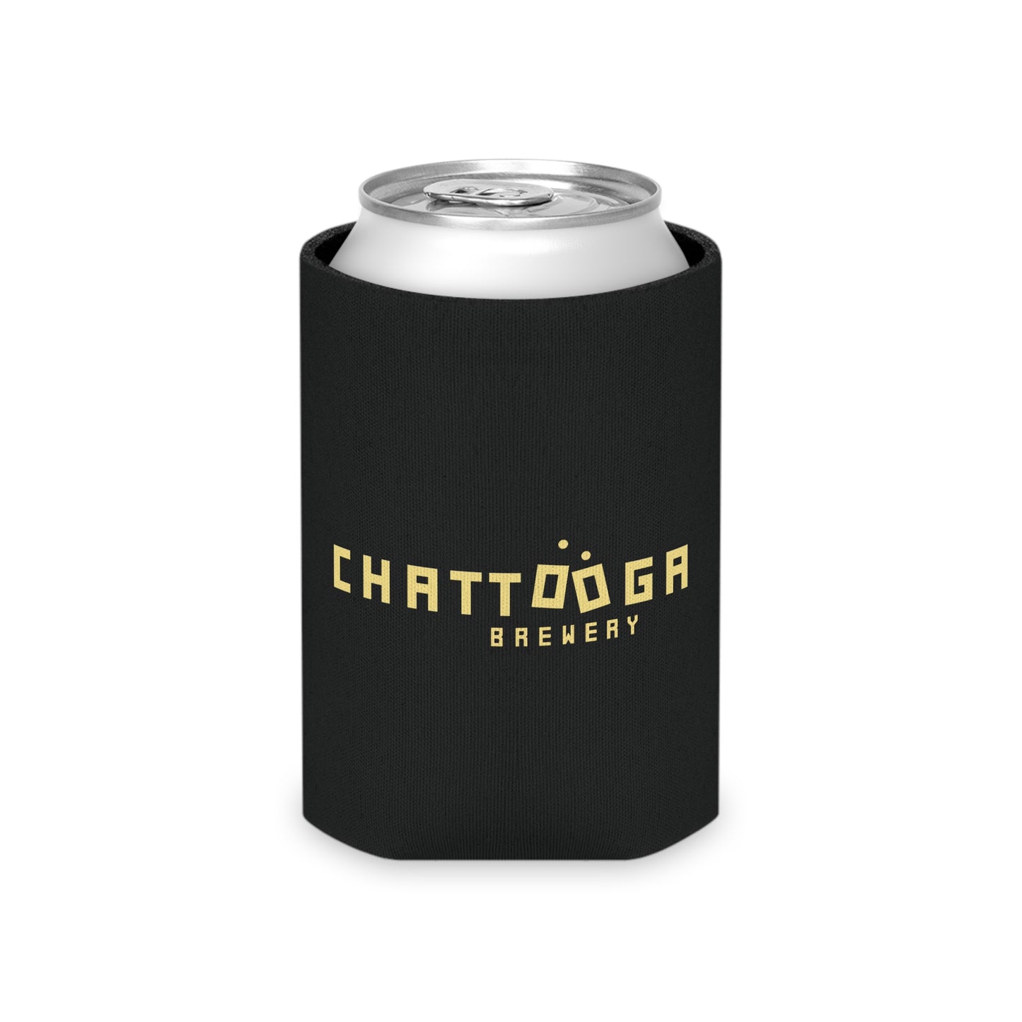 Ride the Rails Can Cooler – Heather Yellow on Black