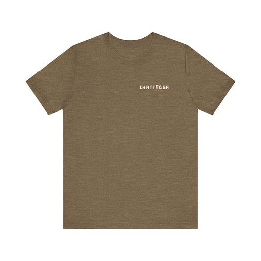 Brewed in the Heart of Chattooga Tee - Summerville's First Brewery