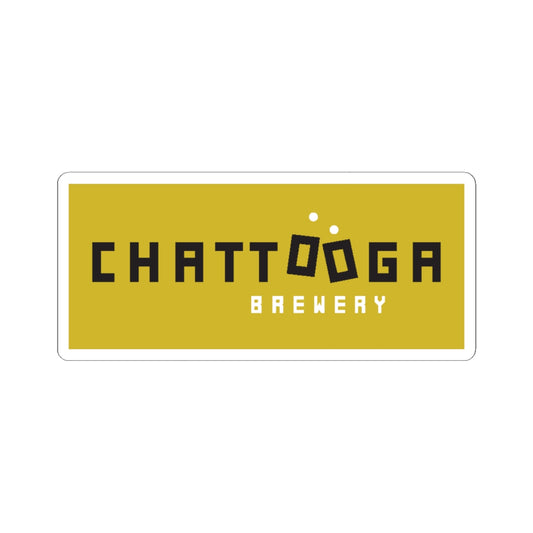 Chattooga Brewery Logo Sticker — Yellow