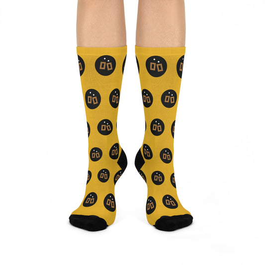 Official Chattooga Brewing Logo Socks - Summerville Georgia Craft Beer Merchandise - Unisex Crew Socks