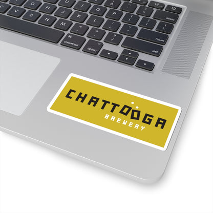 Chattooga Brewery Logo Sticker — Yellow
