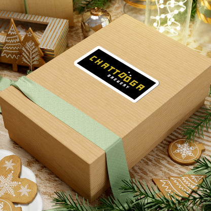 Chattooga Brewery Logo Sticker — Black & Gold